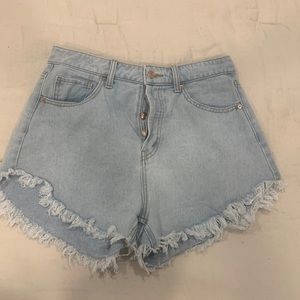 Denim shorts